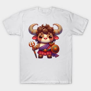 Cute Minotaur Illustration T-Shirt